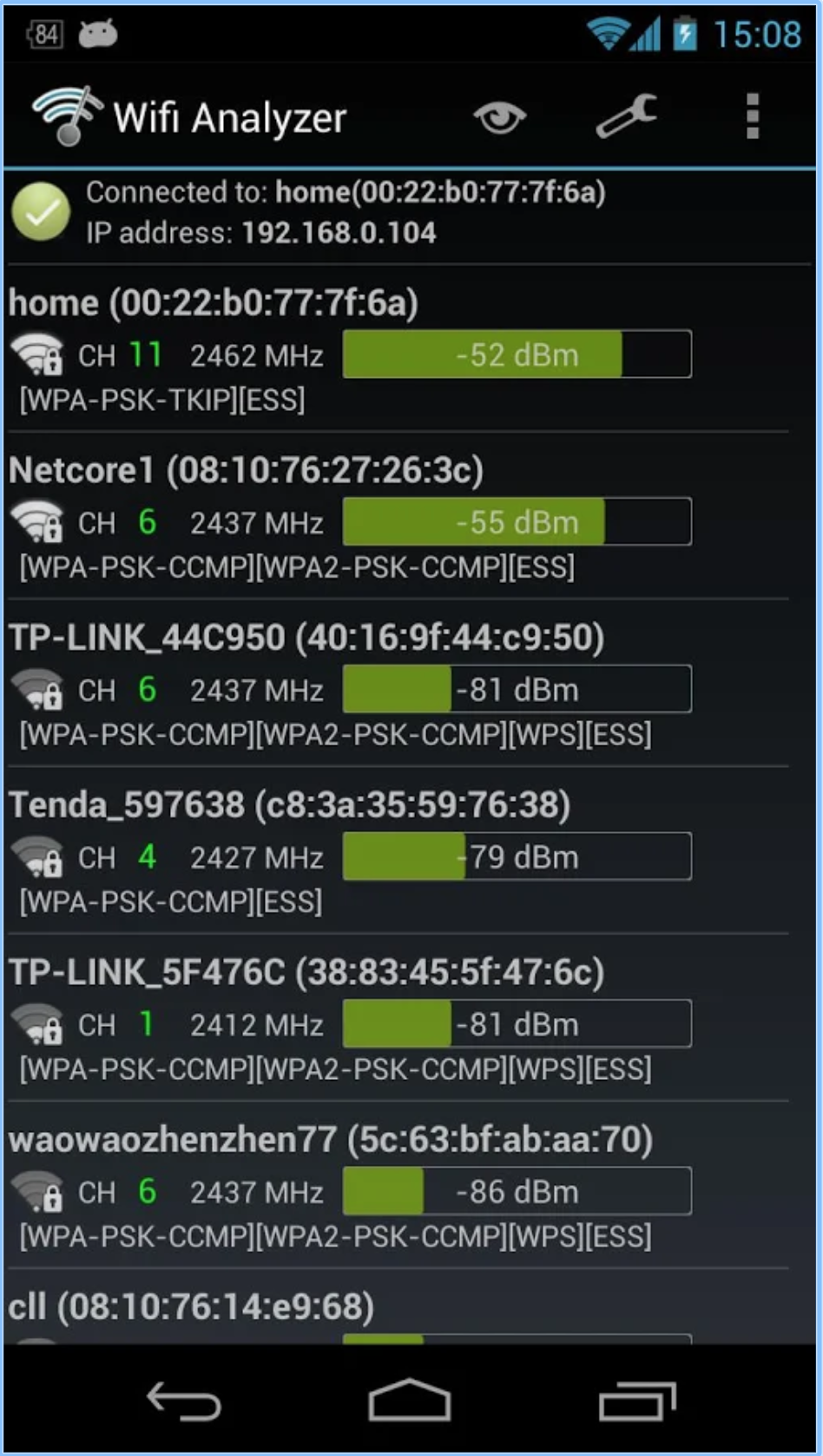 Wifi Analyzer Android